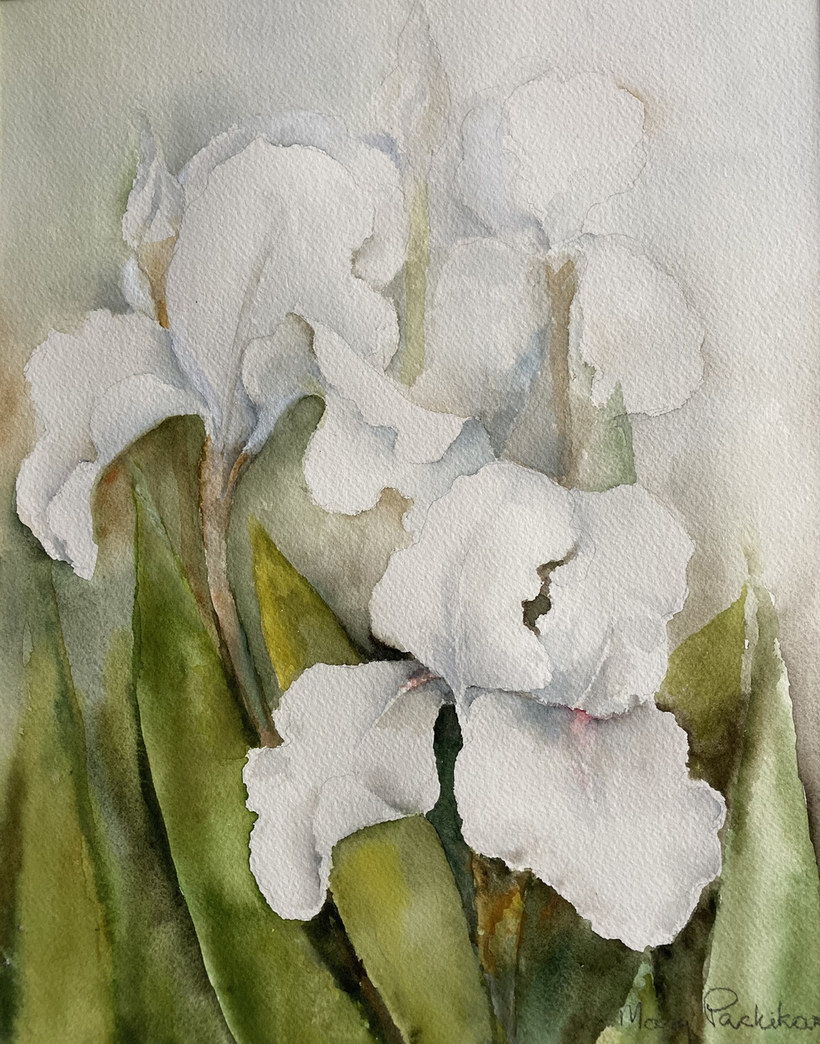 A watercolor still life